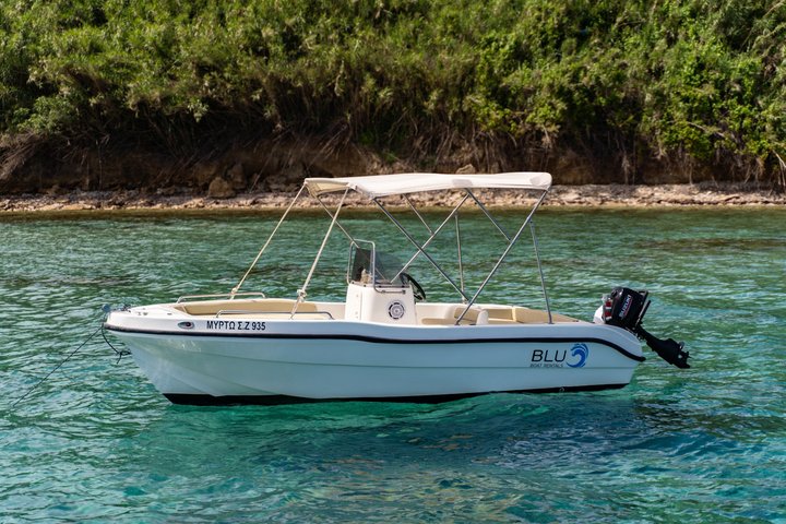 Full-Day Private Boat Rental in Tsilivi – No License Needed