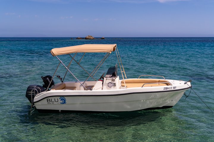 Full-Day Private Boat Rental in Tsilivi – No License Needed