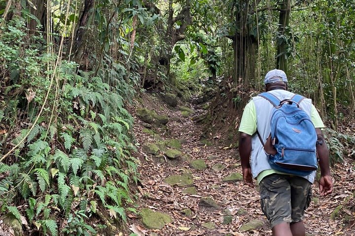 Hike to Montserrat's Hidden Dry Waterfall