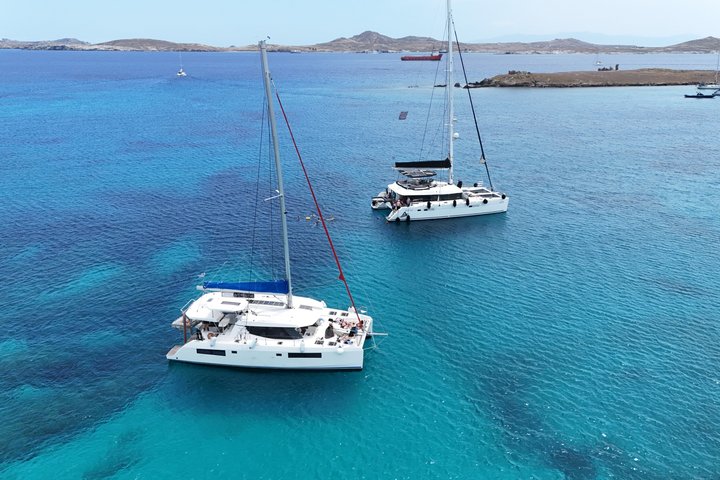 Mykonos Delos Rhenia Daily Cruise with BBQ, Drinks & Transfer
