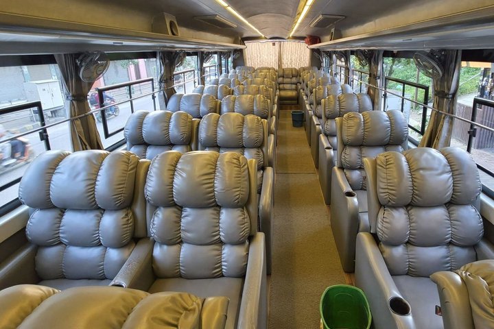Pokhara to Kathmandu Tourist Bus Ticket Luxury Sofa