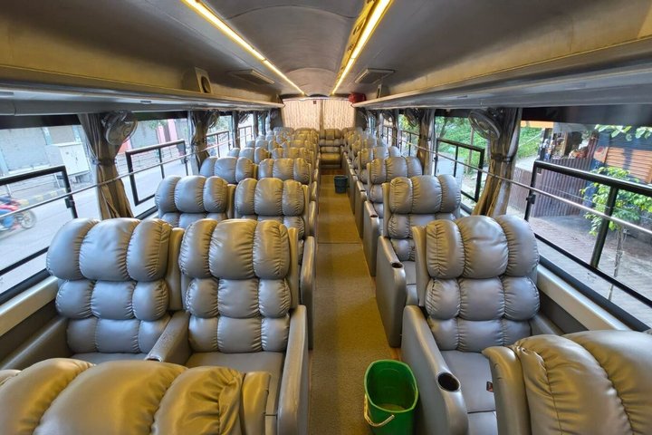 Pokhara to Kathmandu Tourist Bus Ticket Luxury Sofa