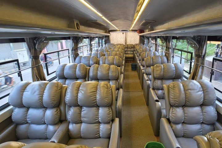 Pokhara to Kathmandu Tourist Bus Ticket Luxury Sofa
