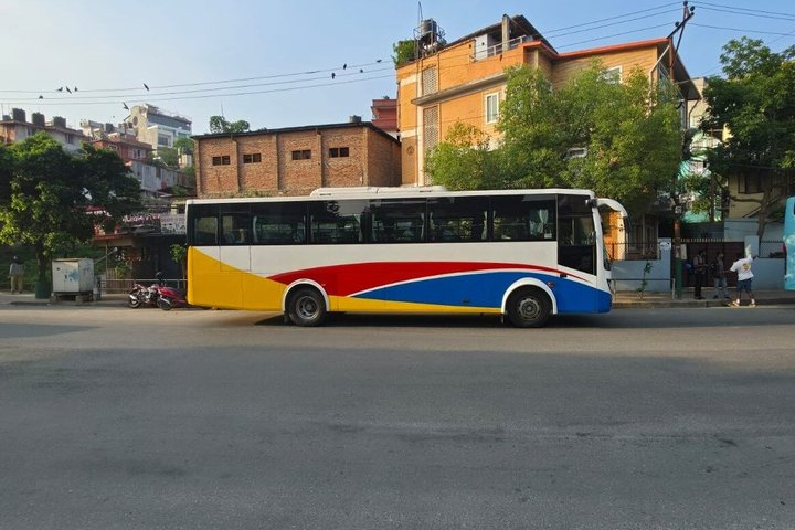 Pokhara to Kathmandu Tourist Bus Ticket Luxury Sofa