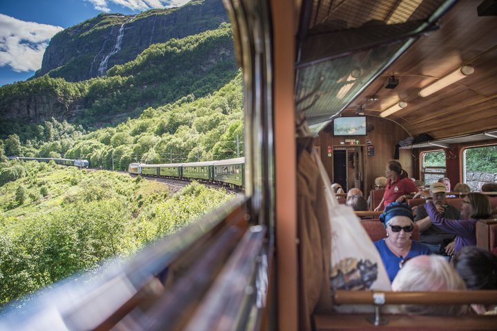 Guided tour - Viking Village, Nærøyfjord Cruise and Flåm Railway