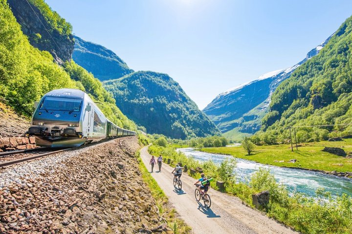 Guided tour - Viking Village, Nærøyfjord Cruise and Flåm Railway