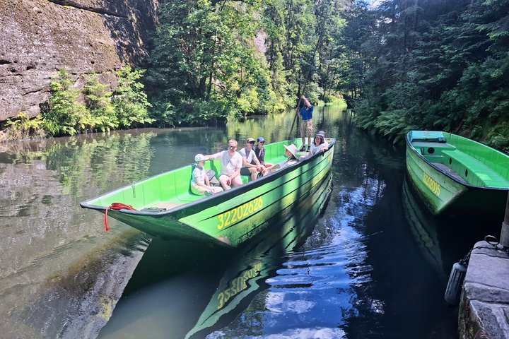 From Dresden: Bastei Bridge, Gorge Boat & Narnia Rocks Tour