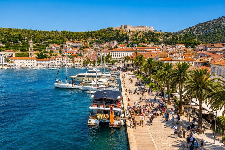 Hvar, Brač & Pakleni islands cruise with lunch & drinks from Split & Trogir