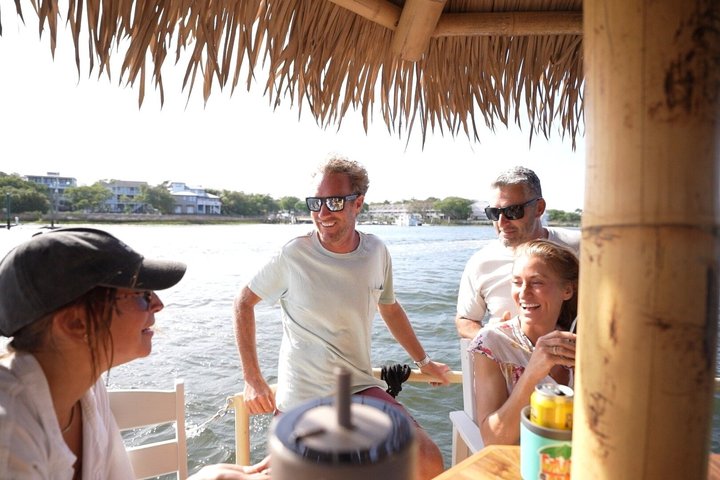 Carolina Beach Private Sunset Cruise in a Tiki Bar