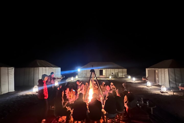 Erg Chegaga desert in Two days one night from Zagora