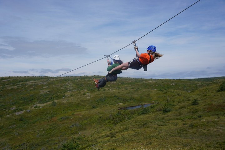 Zipline Adventure Tour Over the Coastline of Petty Harbour