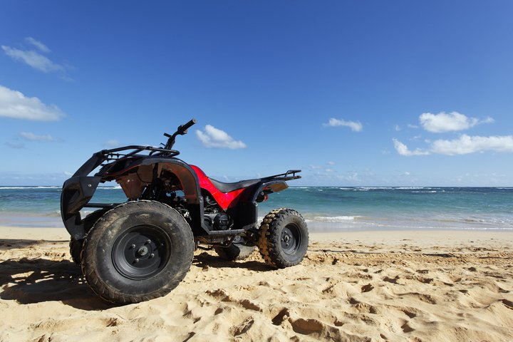 Samana ATV Tour to El Limon Waterfall and Moron Beach with Lunch
