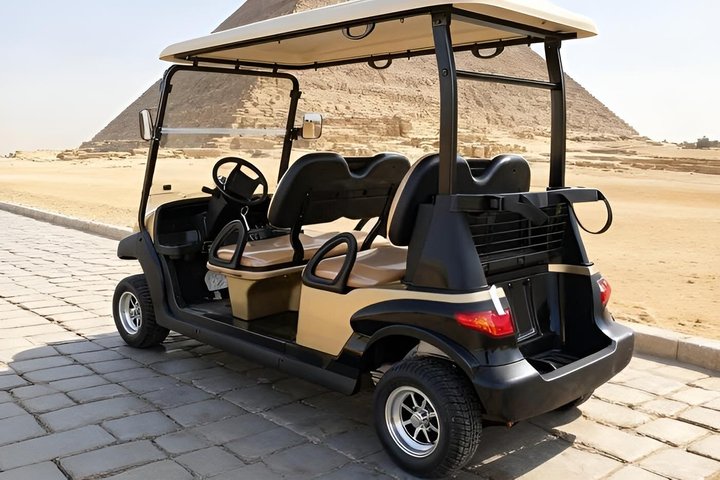 VIP Giza Pyramids and Great Sphinx Golf Cart Tour