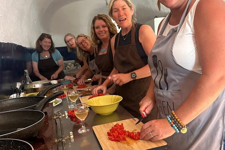 Santorini Family Farm Food & Wine Tour with Cooking Class