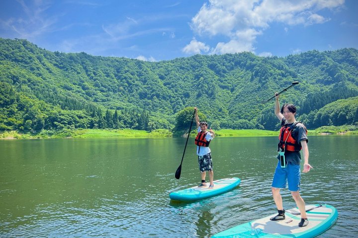 Yamagata Japan Lake Shirakawa 2 Hour Guided SUP Adventure