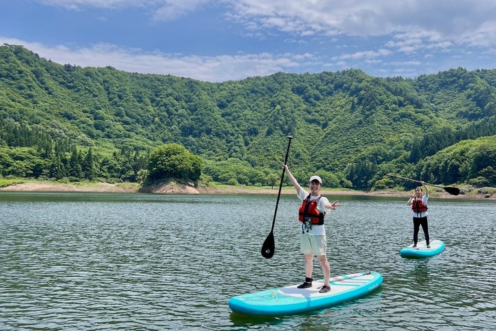Yamagata Japan Lake Shirakawa 2 Hour Guided SUP Adventure