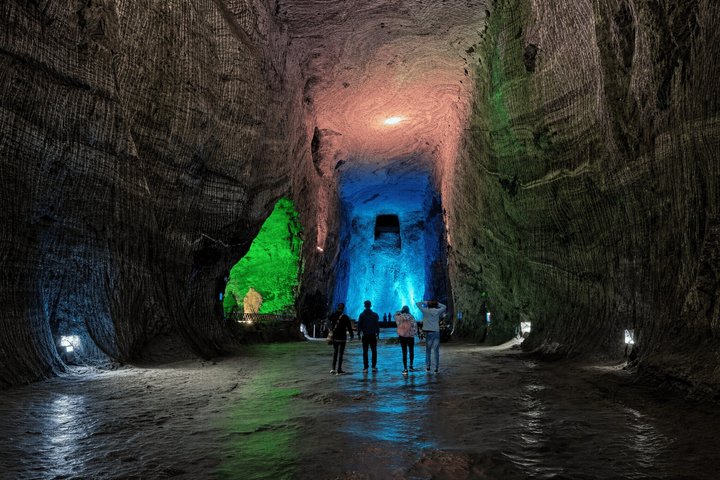 From hotel Gastronomic Zipaquira and salt cathedral (group tour)