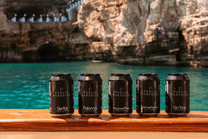 Savelletri Shared Boat 4h Tour with Aperitif Drinks and Snacks