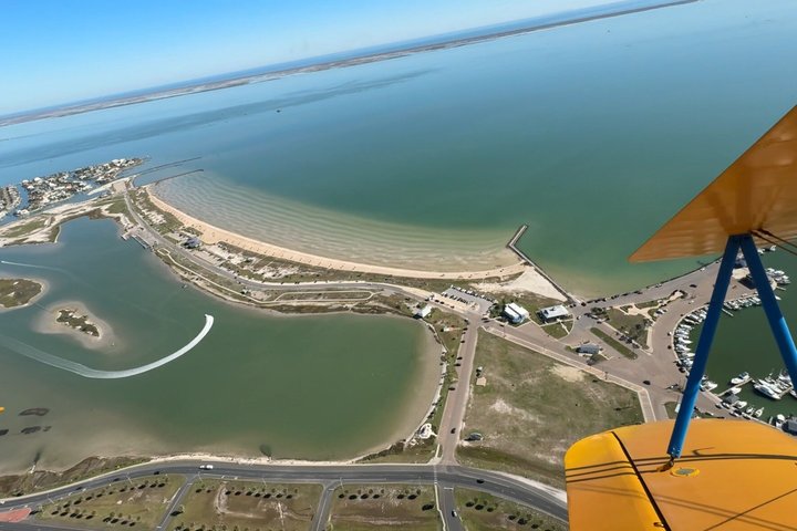 Biplane Adventure over Rockport, Texas