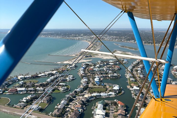 Biplane Adventure over Rockport, Texas