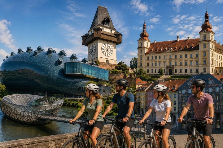 Graz Top 10 Self-guided bike tour with audio guide and GPS