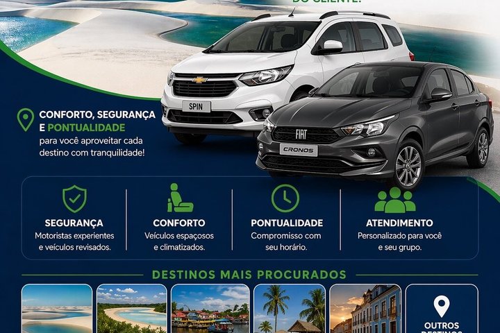 Private transfer from St. Louis to the Maranhense sheets