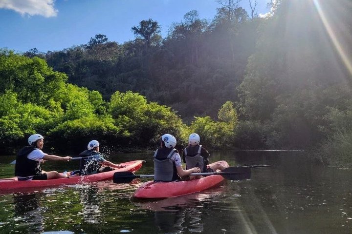 Scenic 9 km Kwai Noi River Kayaking Tour in Kanchanaburi