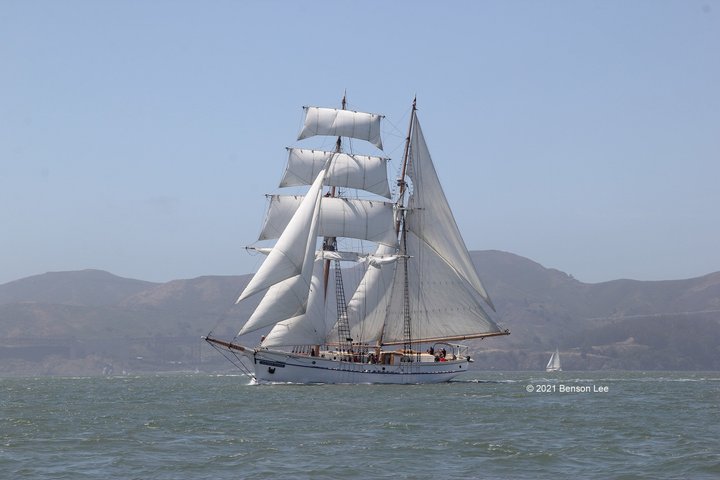 Sunset Sail on the Tall Ship Matthew Turner in San Francisco Bay