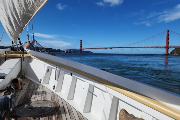 Sunset Sail on the Tall Ship Matthew Turner in San Francisco Bay
