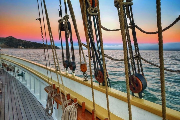 Sunset Sail on the Tall Ship Matthew Turner in San Francisco Bay