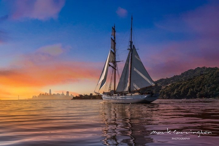 Sunset Sail on the Tall Ship Matthew Turner in San Francisco Bay