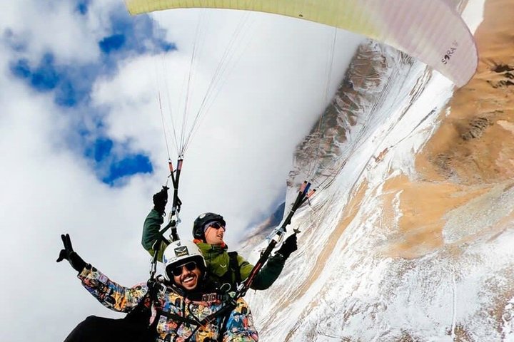Tandem Paragliding Flight over Gudauri with Photos & Video