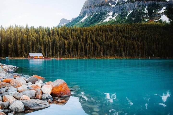 Lake Louise, Moraine, Emerald Lake, Johnston Canyon, Banff Town