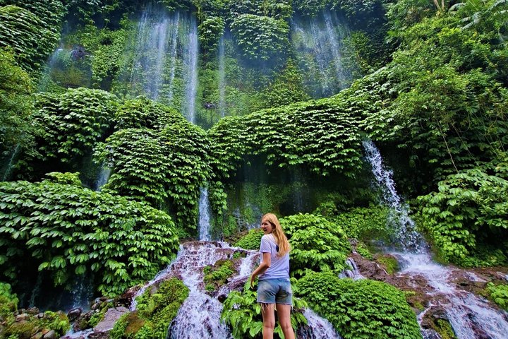 Lombok Private Trip: 4 Waterfalls, Rice Fields & Jungle Trek