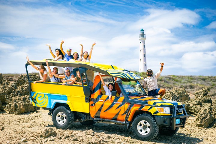 Island Jeep Safari with Natural Pool Baby Beach and Lunch