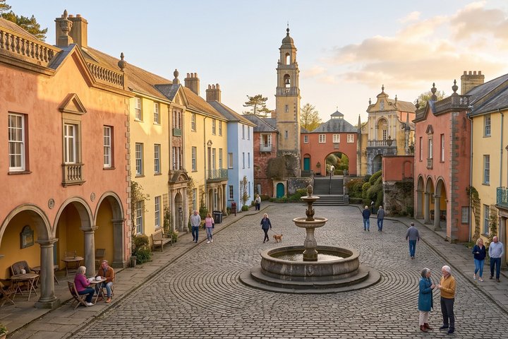Private Custom Llandudno Castles and Portmeirion Tour
