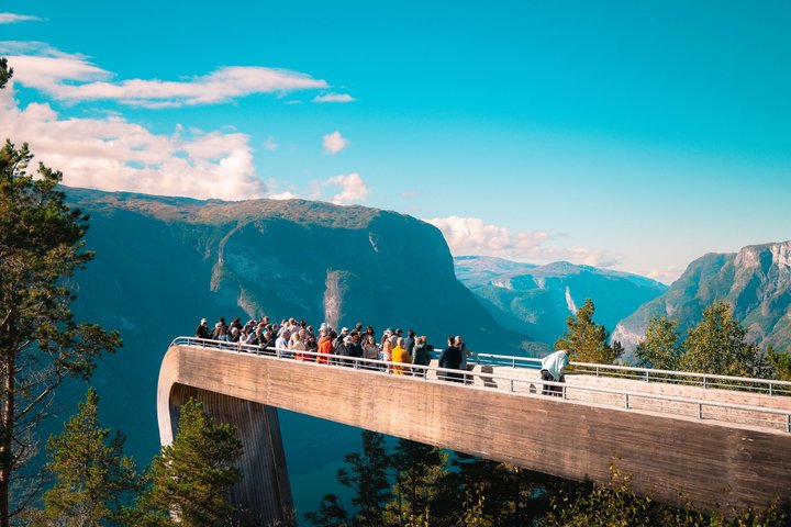 Bergen: UNESCO NærøyFjord Cruise, Flåm & Stegastein - Incl. Lunch