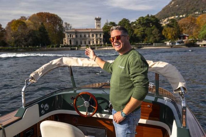 Lake Como Private Wooden Boat Tour & Italian Glamour