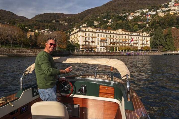 Lake Como Private Wooden Boat Tour & Italian Glamour