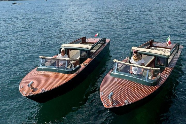 Lake Como Private Wooden Boat Tour & Italian Glamour