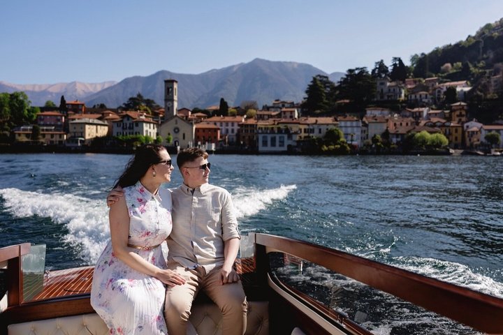 Lake Como Private Wooden Boat Tour & Italian Glamour