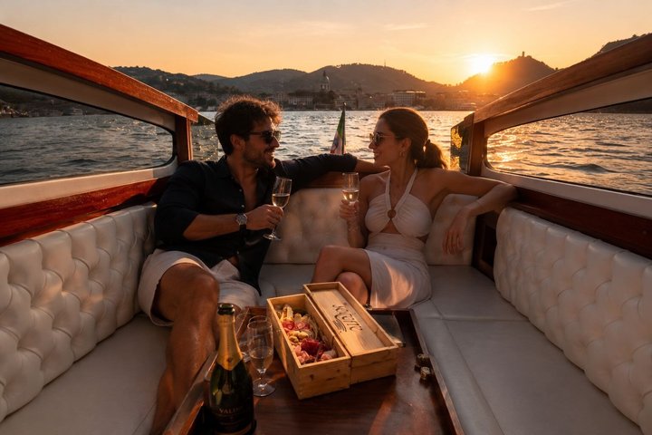Lake Como Private Wooden Boat Tour & Italian Glamour