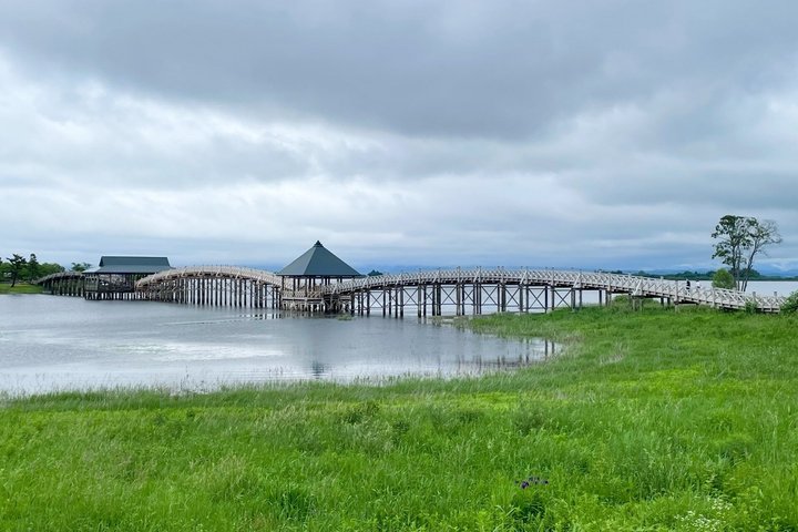 Thousand Red Gates and The Longest Wooden Bridge from Aomori Port