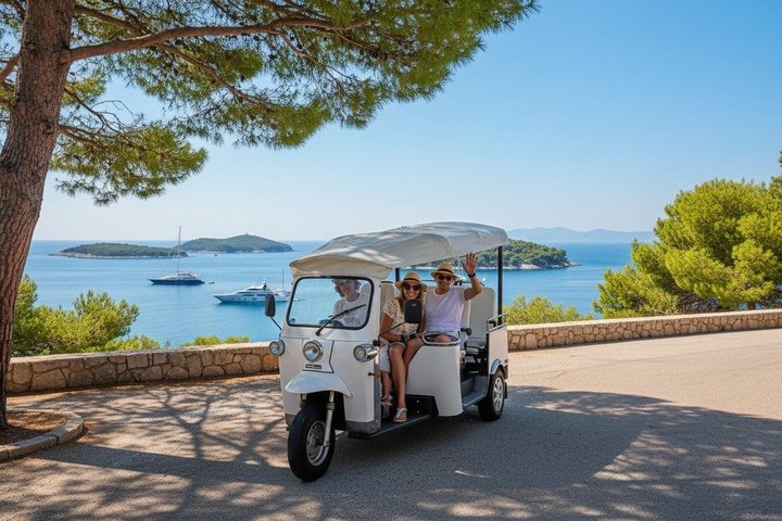 Hvar Lavender Fields,Stone Villages & Scenic Views by eTuk Tuk