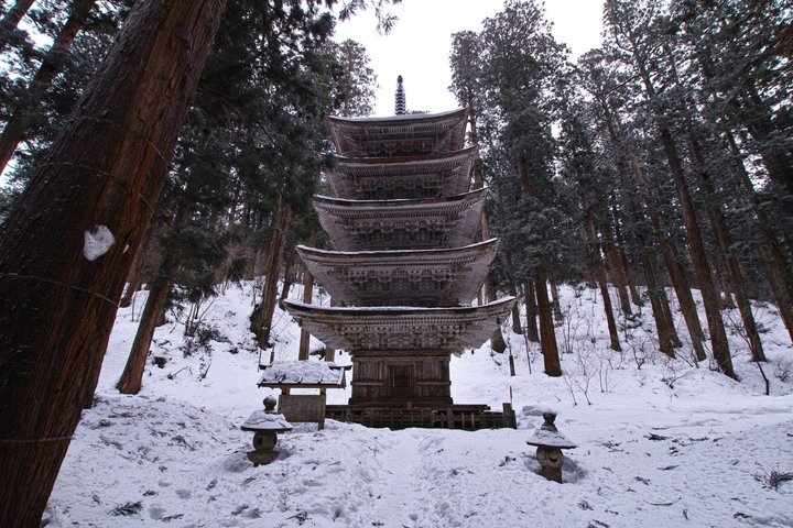 Mt Haguro Pagoda Express Private Tour from Sakata Port
