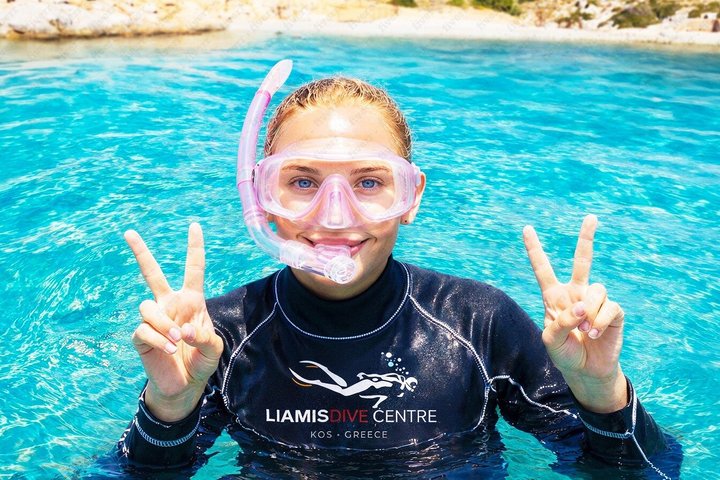 Half Day Snorkelling Experience with a dive boat in Kos Greece