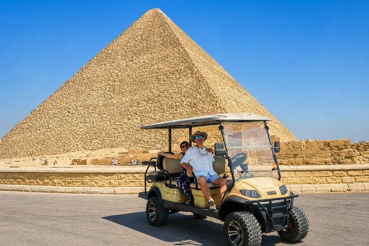 VIP Giza Pyramids and Great Sphinx Golf Cart Tour
