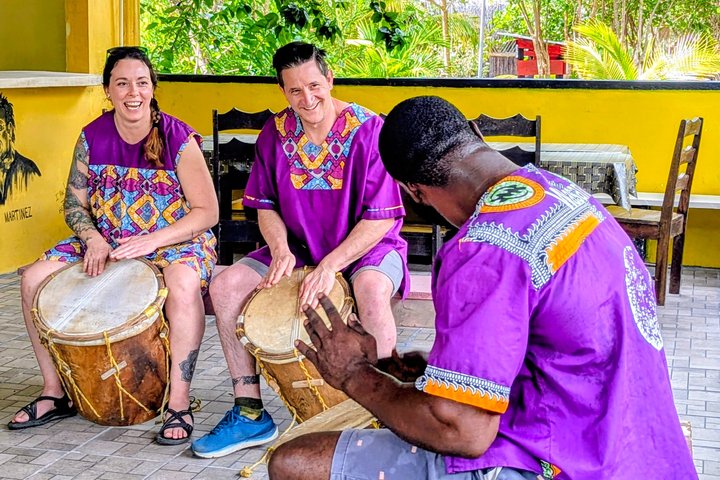 Authentic Garifuna Drumming and Dancing Class in Hopkins Belize