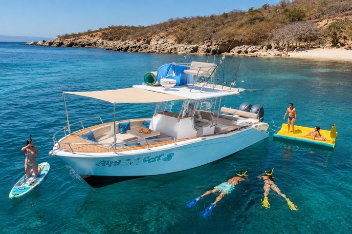 Private Boat Tour Puerto Vallarta Snorkel and Drinks