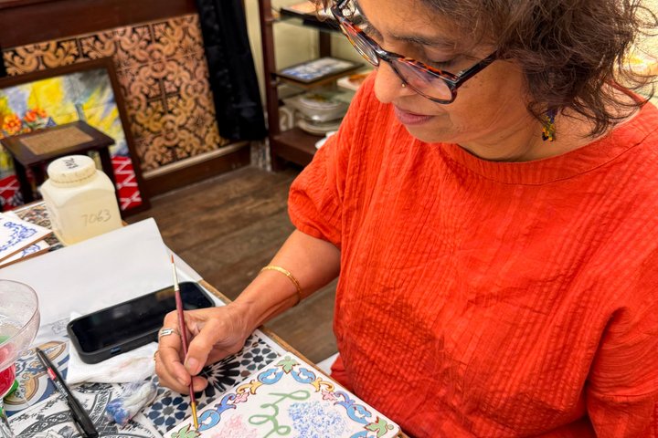 Goan Azulejos Tile Painting Workshop